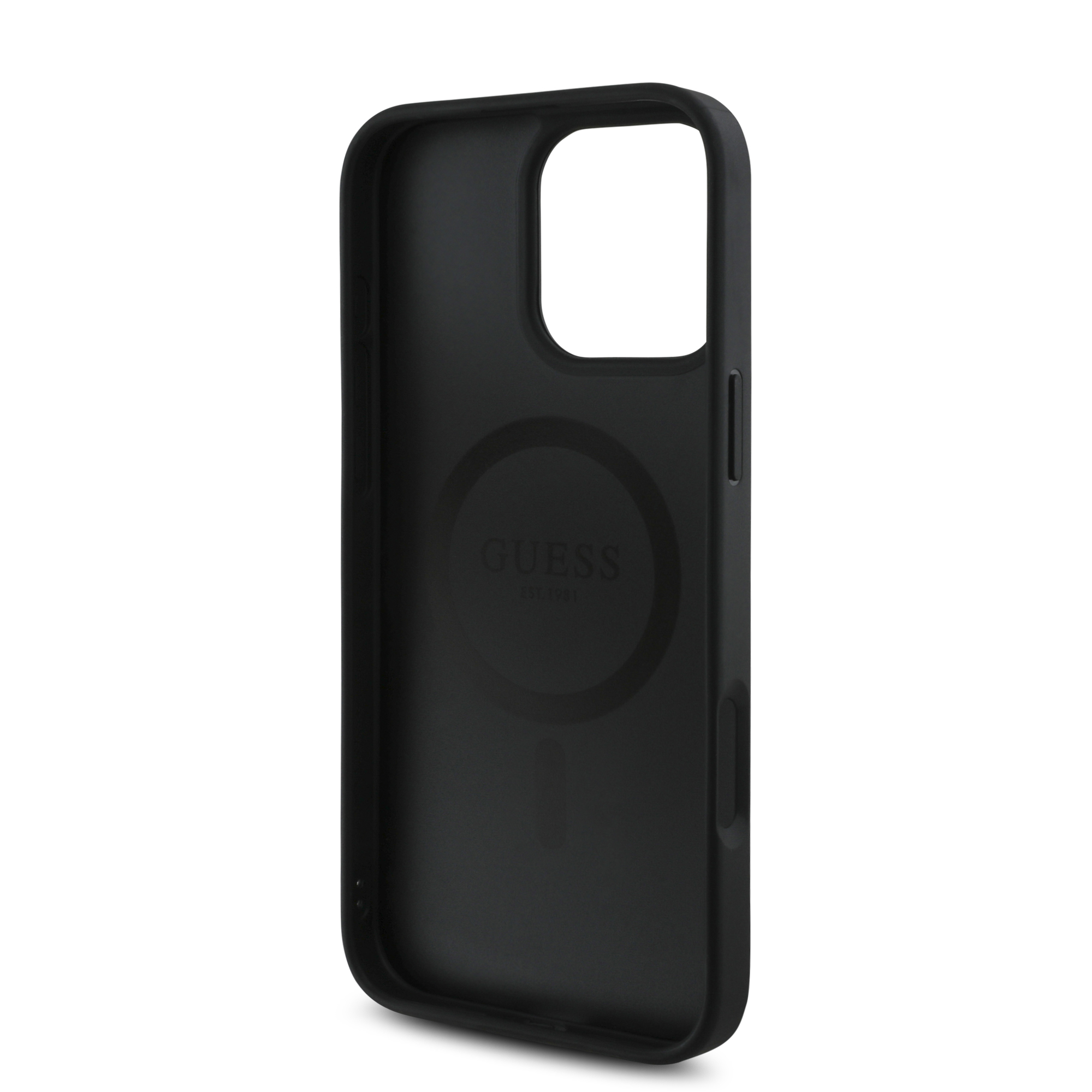 Foto 8 pulgar | Funda Original Guess 4g Con Logo 4g Para Iphone 16 Pro Negro