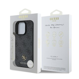 Foto 8 | Funda Original Guess 4g Con Logo 4g Para Iphone 16 Pro Negro