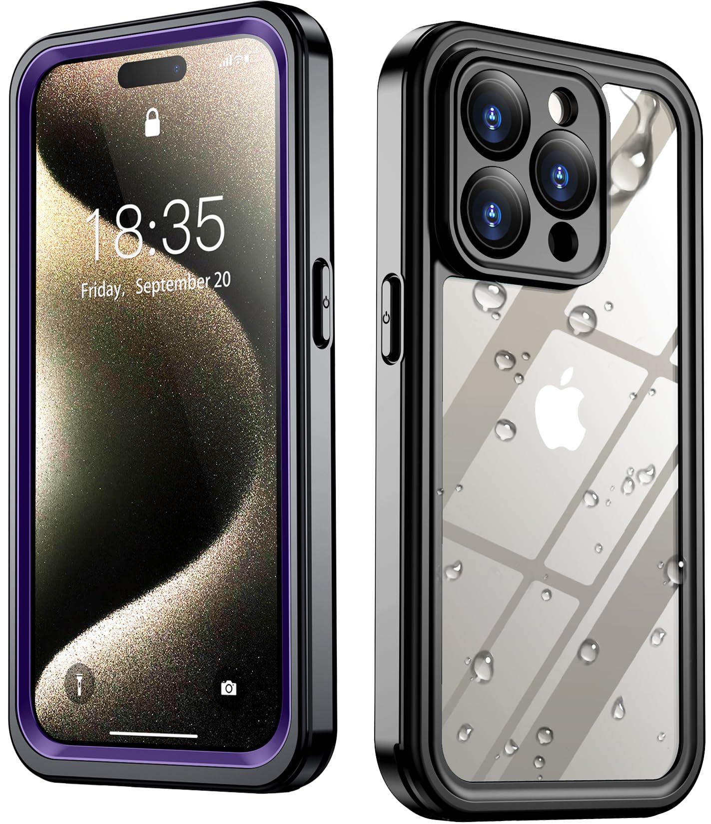 Foto 2 pulgar | Funda De Teléfono Spidercase Impermeable Con Lente Para Iphone 15 Pro M - Venta Internacional.