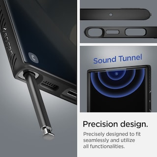 Foto 7 | Funda Spigen Liquid Air Para El Galaxy S22 Ultra 2022, Color Negro Mate - Venta Internacional.