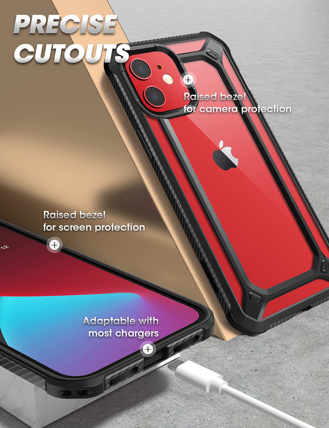 Foto 7 | Funda Supcase Unicorn Beetle Serie Exo Para Iphone 12/12 Pro - Venta Internacional.