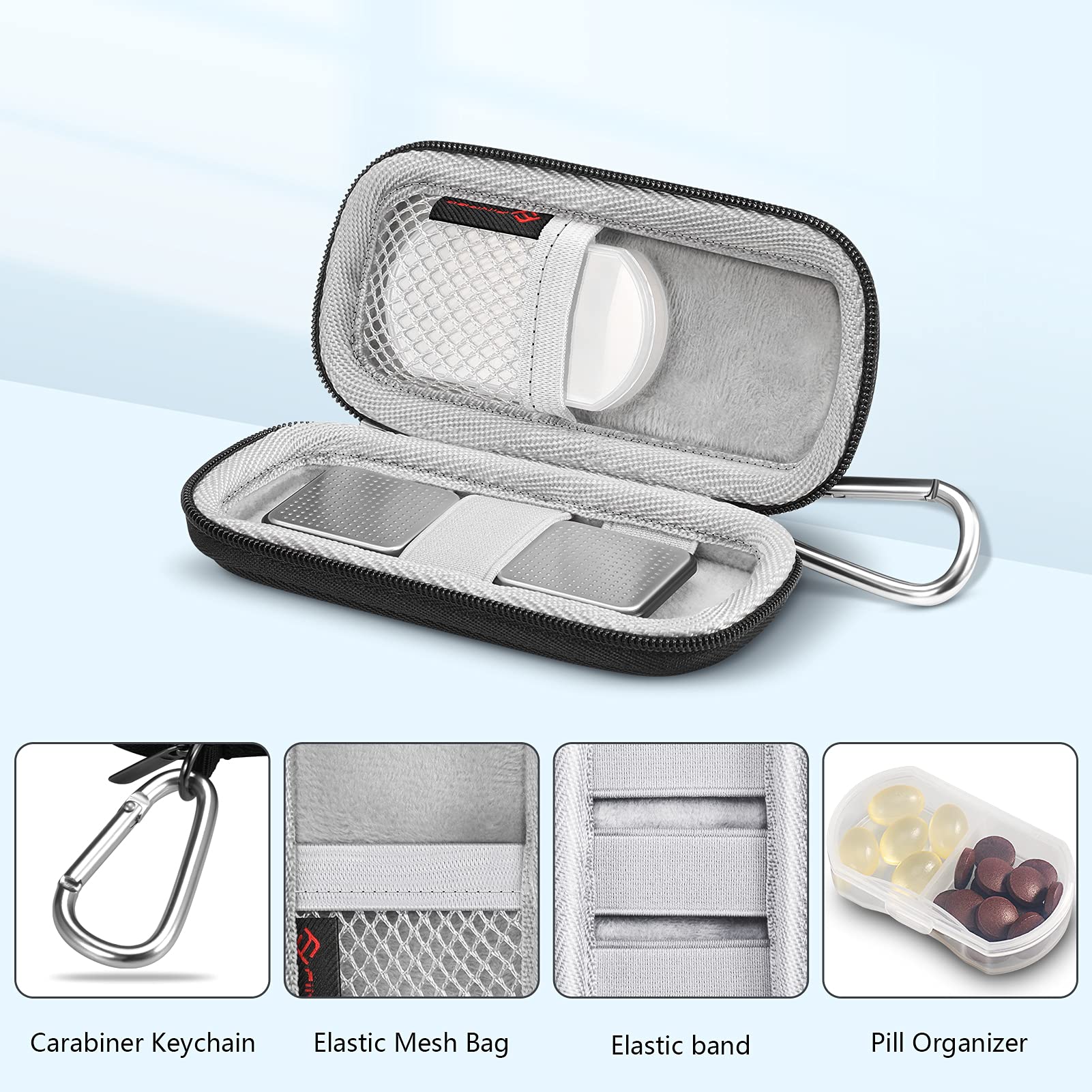 Foto 5 pulgar | Funda De Transporte Fintie Para Kardia Mobile Y Kardia Mobile 6l - Venta Internacional.