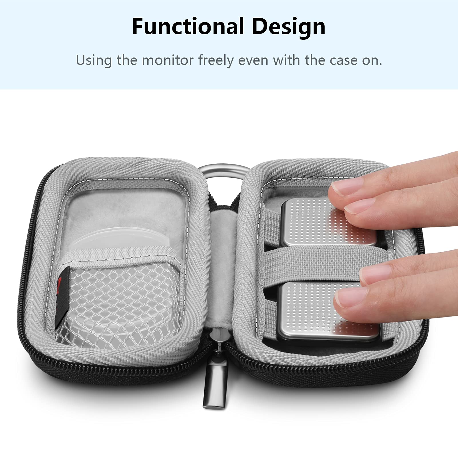 Foto 6 pulgar | Funda De Transporte Fintie Para Kardia Mobile Y Kardia Mobile 6l - Venta Internacional.