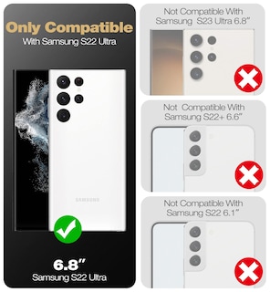 Foto 2 | Funda Dexnor Para Samsung Galaxy S22 Ultra Con Protector De Pantalla - Venta Internacional.