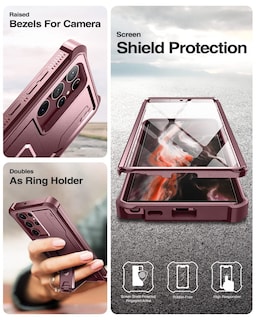 Foto 7 | Funda Dexnor Para Samsung Galaxy S22 Ultra Con Protector De Pantalla - Venta Internacional.