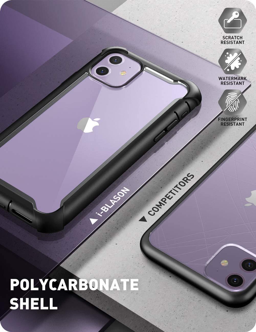 Foto 5 pulgar | Funda De Teléfono I-blason Ares Para Iphone 11 De 6.1 Pulgadas (2019) Con Protector De Pantalla - Venta Internacional.
