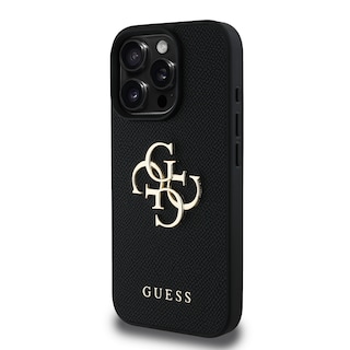 Foto 2 | Funda Original Guess Saffiano Con Logo 4g Para Iphone 16 Pro - Negro