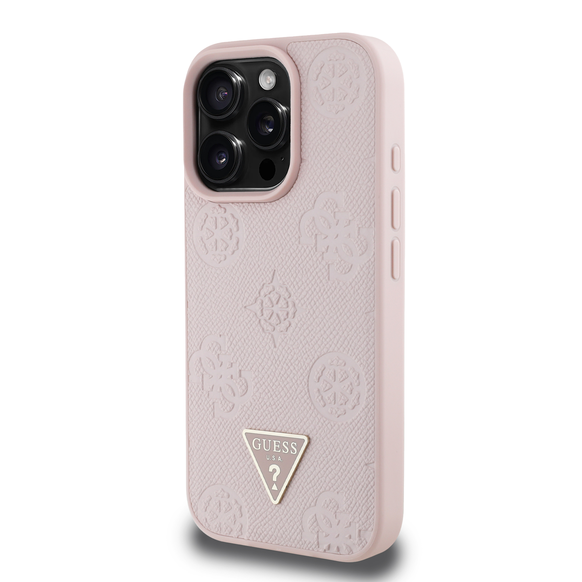 Foto 3 pulgar | Funda Original Guess Peony Magsafe Para Iphone 16 Pro - Rosa