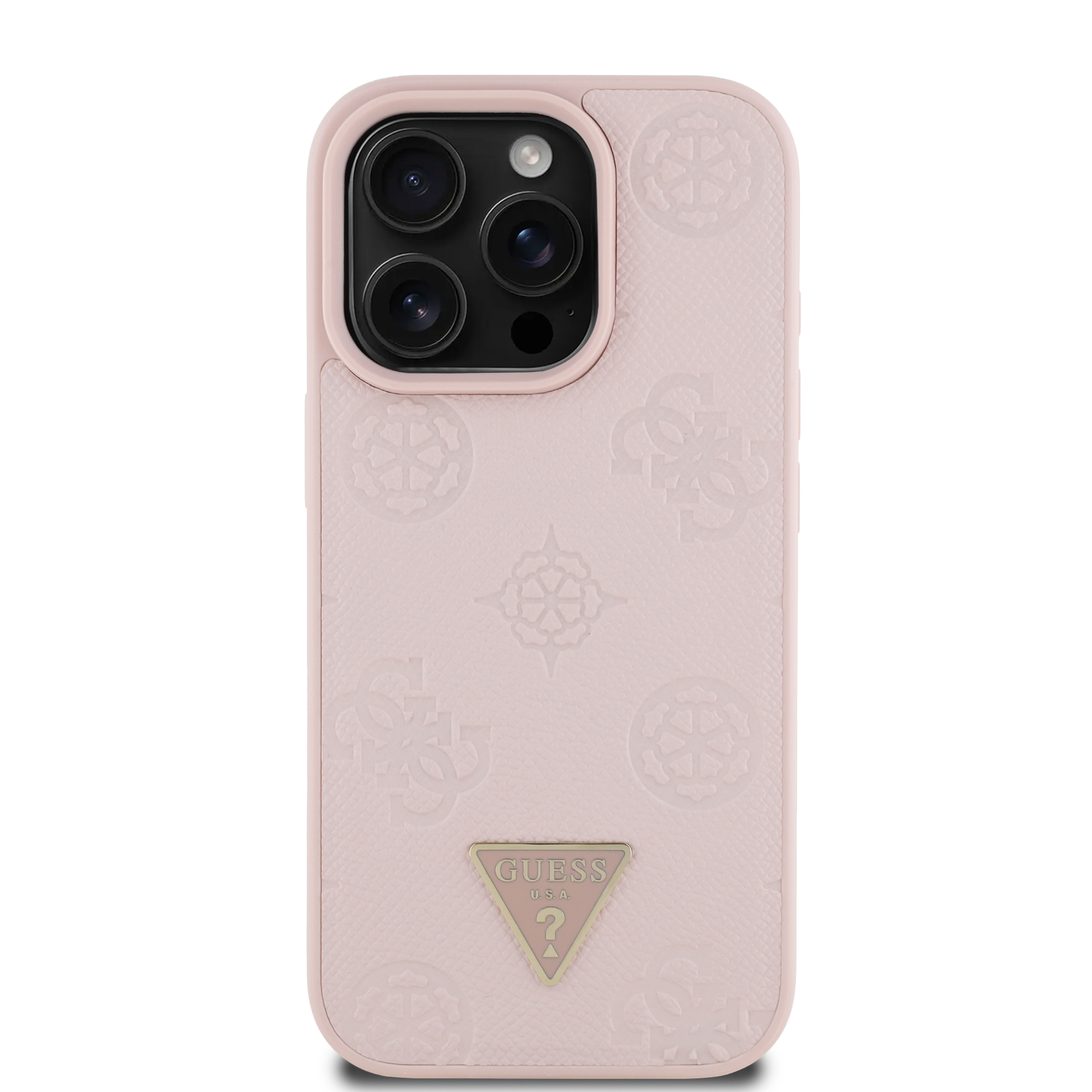 Foto 4 pulgar | Funda Original Guess Peony Magsafe Para Iphone 16 Pro - Rosa