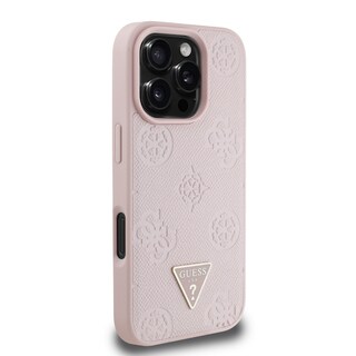 Foto 4 | Funda Original Guess Peony Magsafe Para Iphone 16 Pro - Rosa