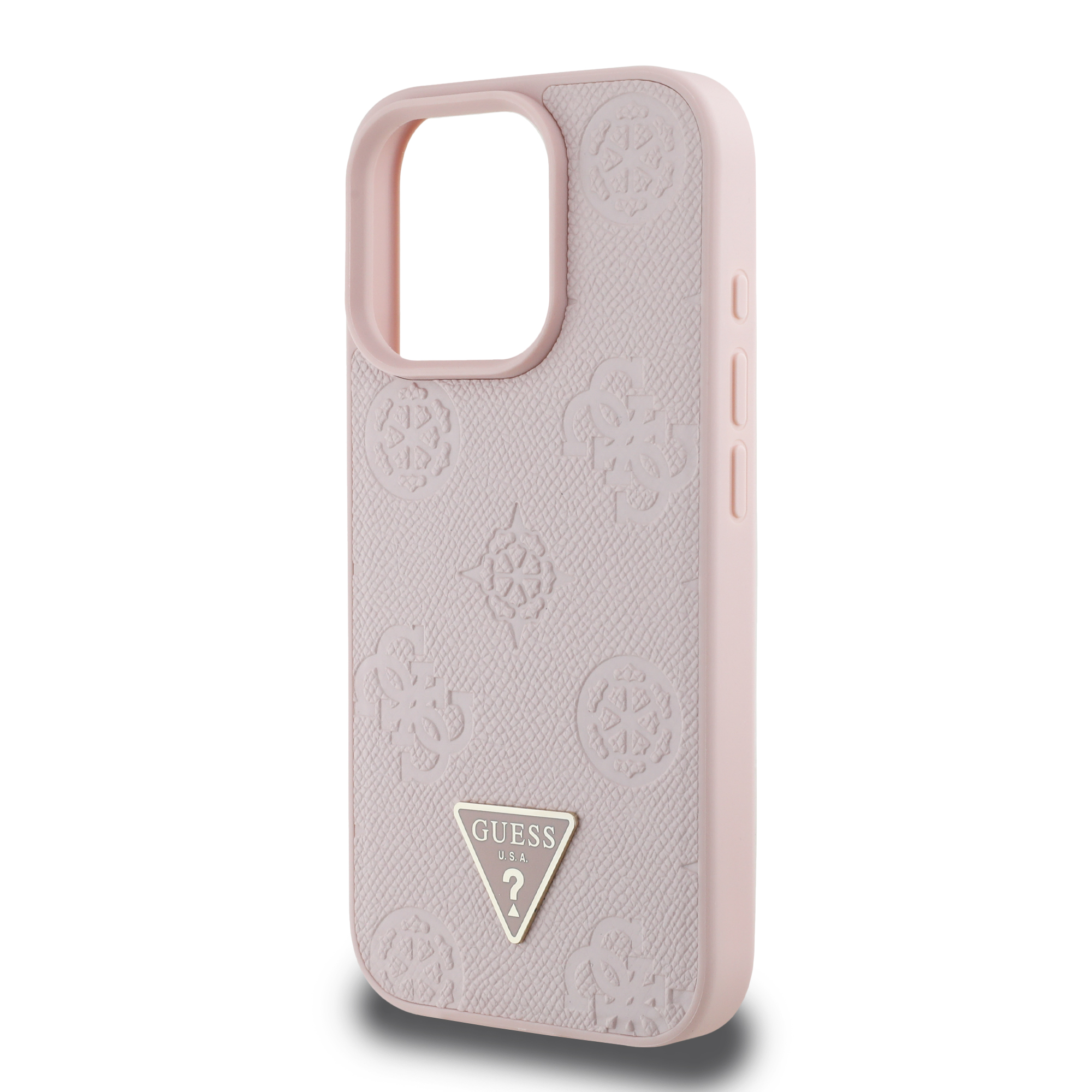 Foto 7 pulgar | Funda Original Guess Peony Magsafe Para Iphone 16 Pro - Rosa