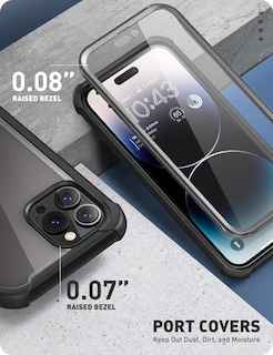 Foto 5 | Funda De Teléfono I-blason Transparente Para Iphone 14 Pro 6.1 Pulgadas Ares - Venta Internacional.