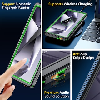Foto 6 | Funda De Teléfono Spidercase Impermeable Para Samsung Galaxy S24 Ultra - Venta Internacional.