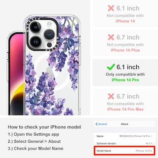 Foto 2 | Funda De Teléfono Mosnovo Buffertech A Prueba De Golpes Para Iphone 14 Pro - Venta Internacional.