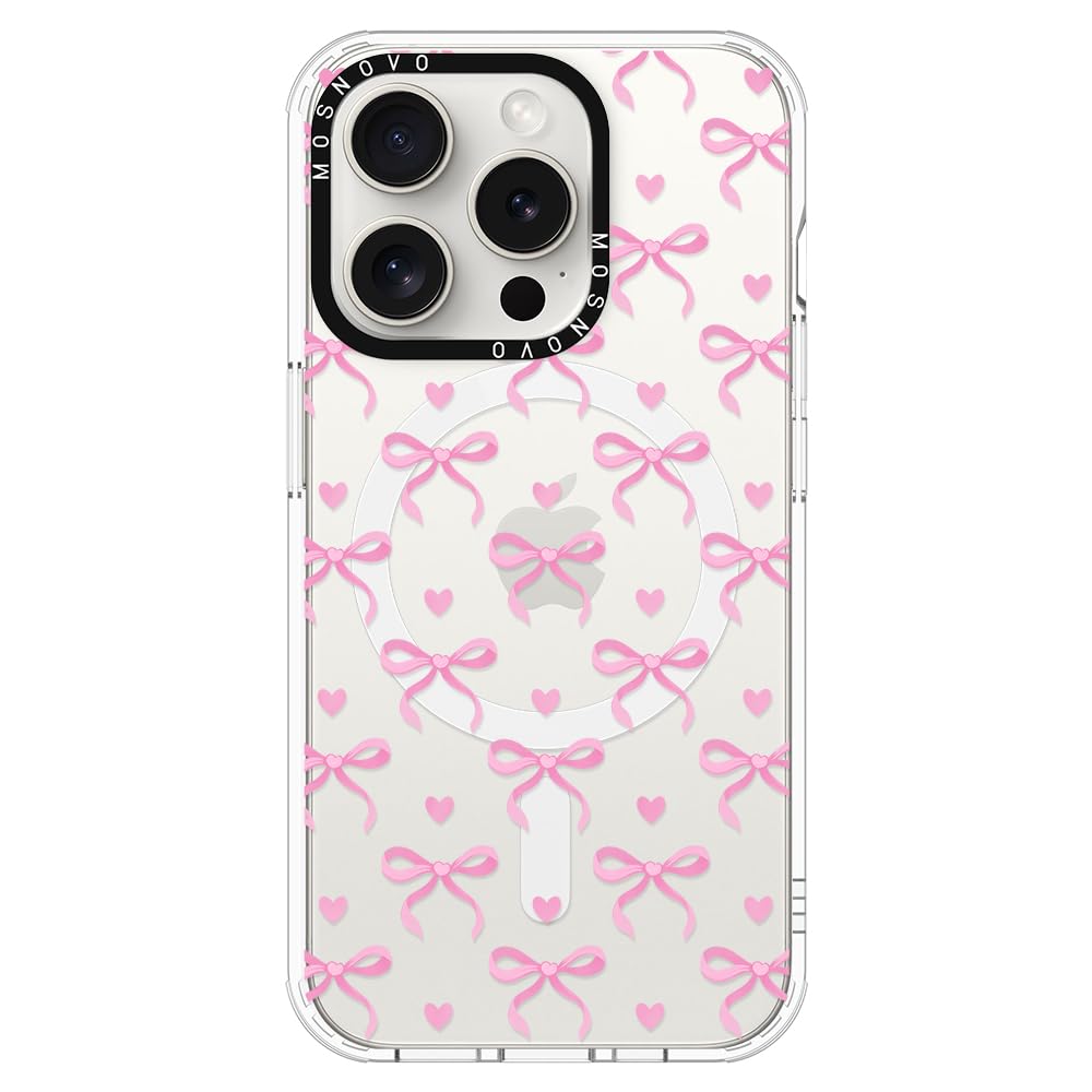 Foto 2 pulgar | Funda De Teléfono Mosnovo Compatible Con Iphone 15 Pro Bowtiful Love - Venta Internacional.