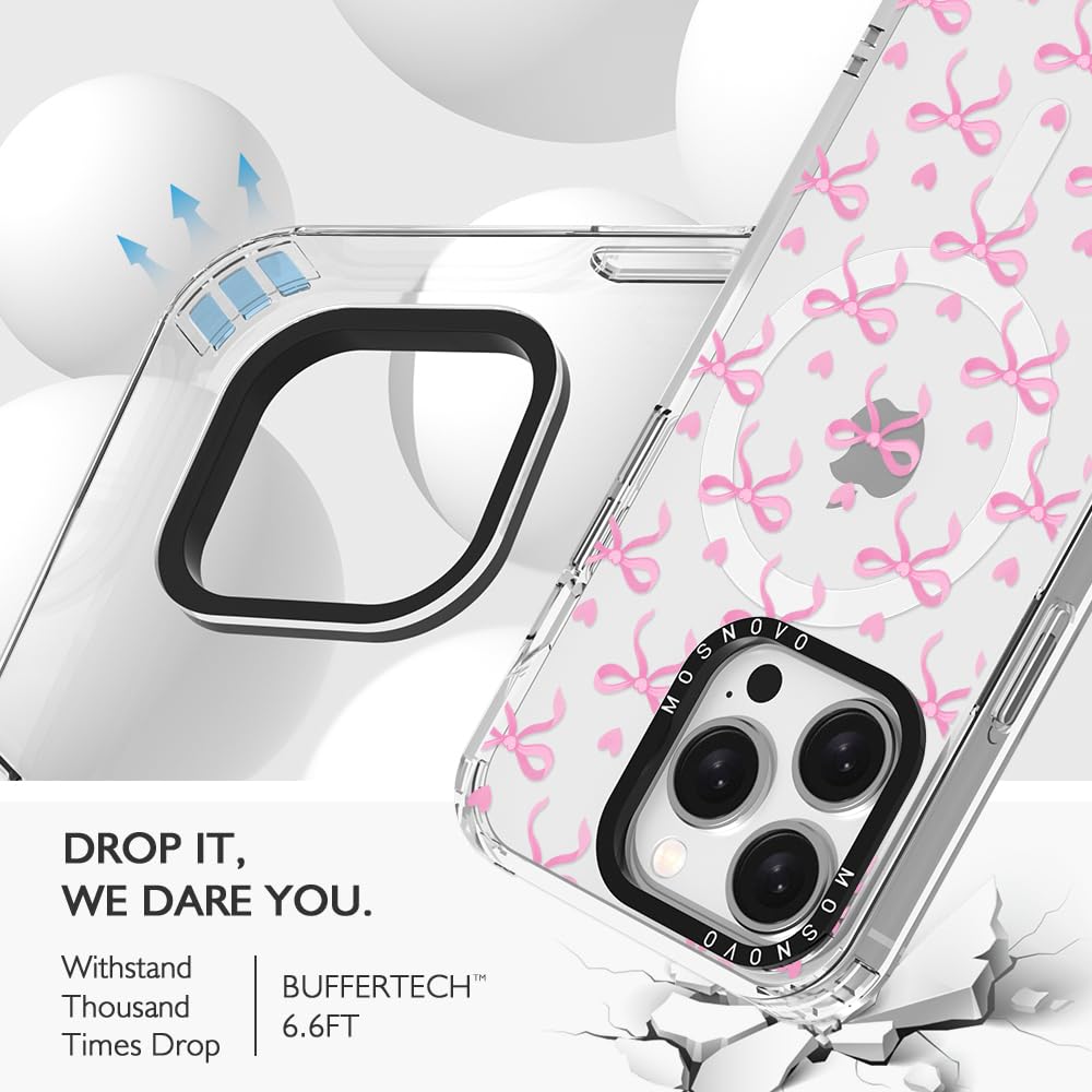 Foto 8 pulgar | Funda De Teléfono Mosnovo Compatible Con Iphone 15 Pro Bowtiful Love - Venta Internacional.