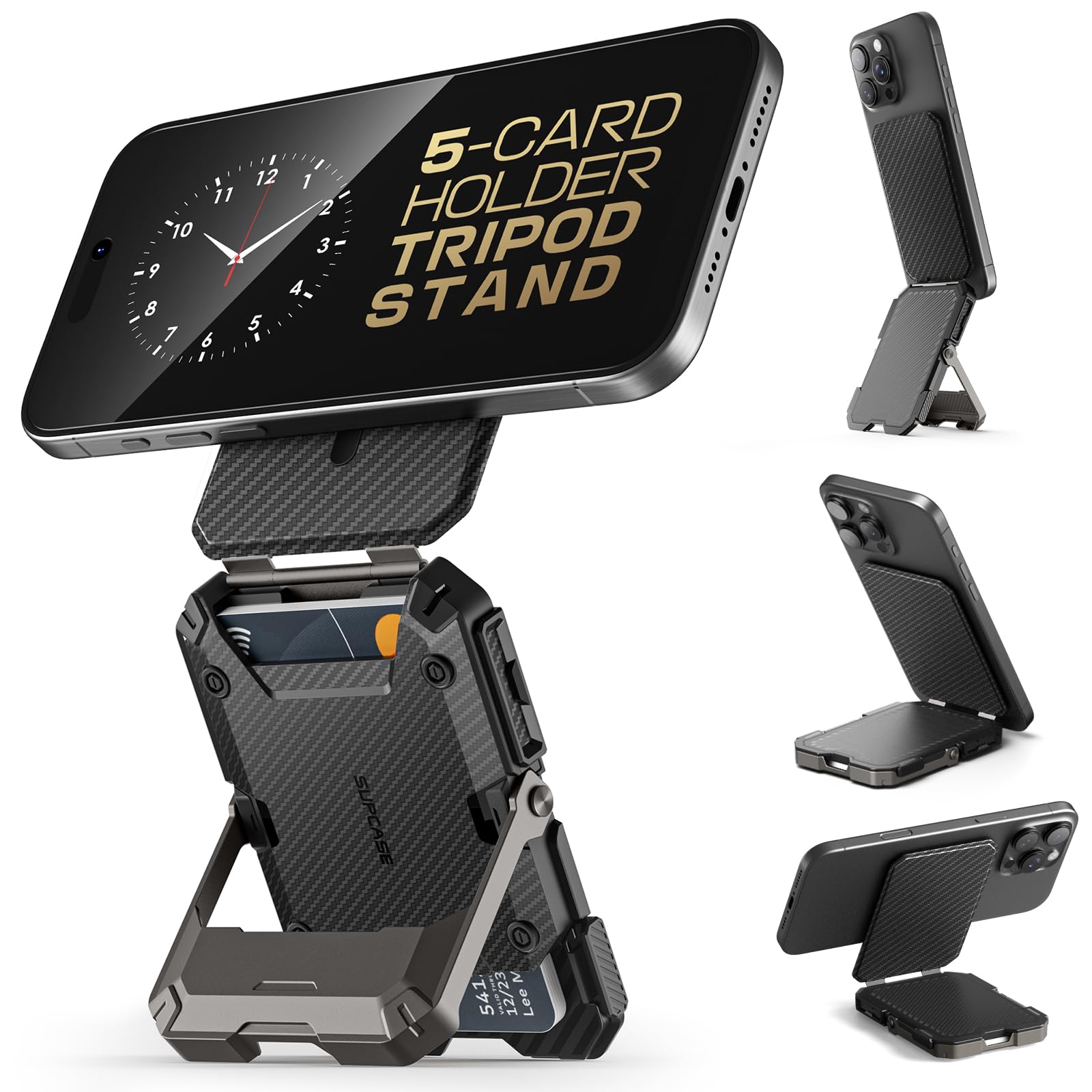 Foto 2 pulgar | Cartera Magnética Con Soporte Supcase Para Iphone 16/15/14/13/12 - Venta Internacional.