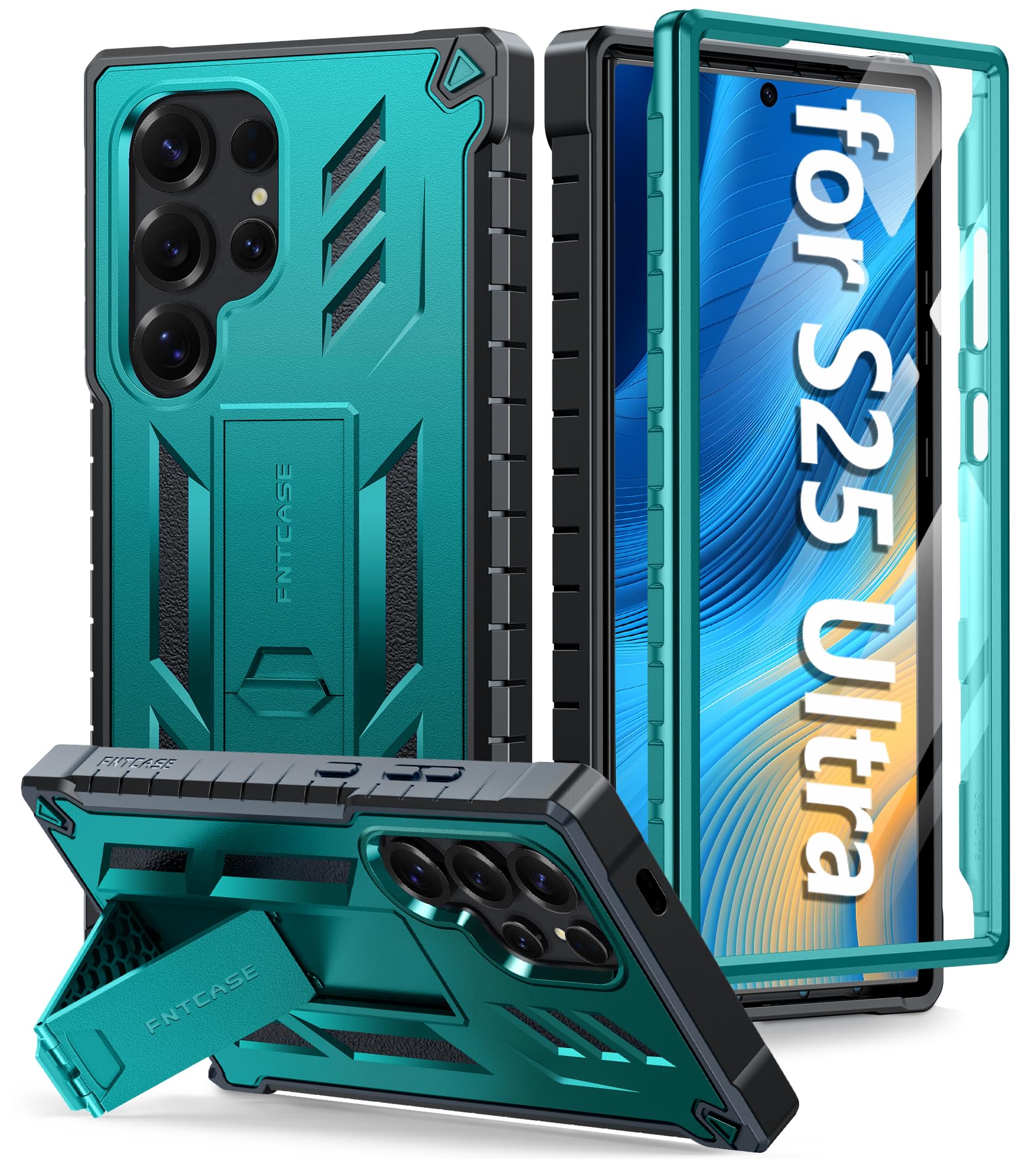 Funda De Teléfono Fntcase Para Samsung Galaxy S25 Ultra 6.8 Pulgadas, Color Verde - Venta Internacional.