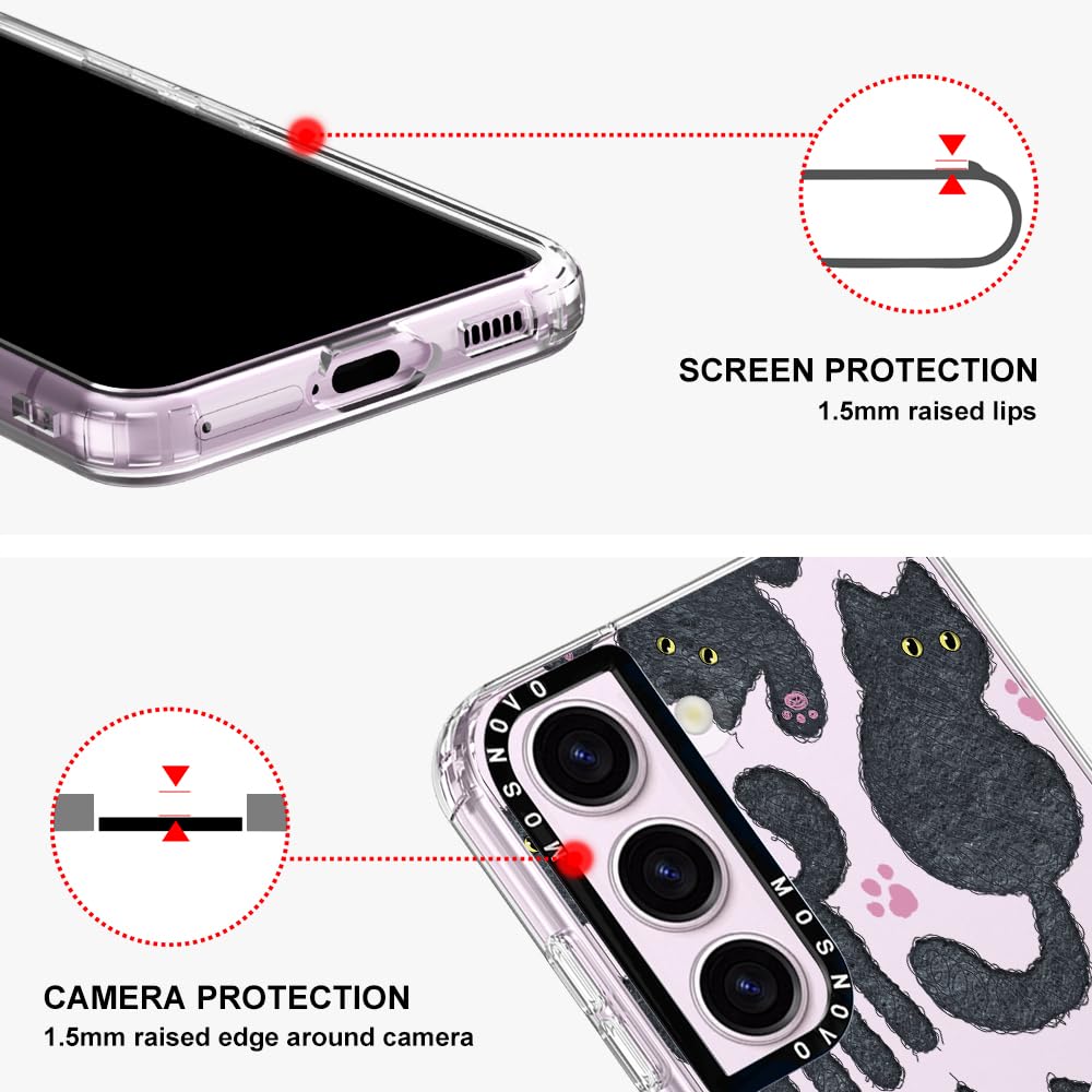 Foto 5 pulgar | Funda De Teléfono Mosnovo Para Samsung Galaxy S23 Buffertech Black - Venta Internacional.