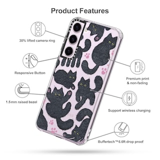 Foto 6 | Funda De Teléfono Mosnovo Para Samsung Galaxy S23 Buffertech Black - Venta Internacional.
