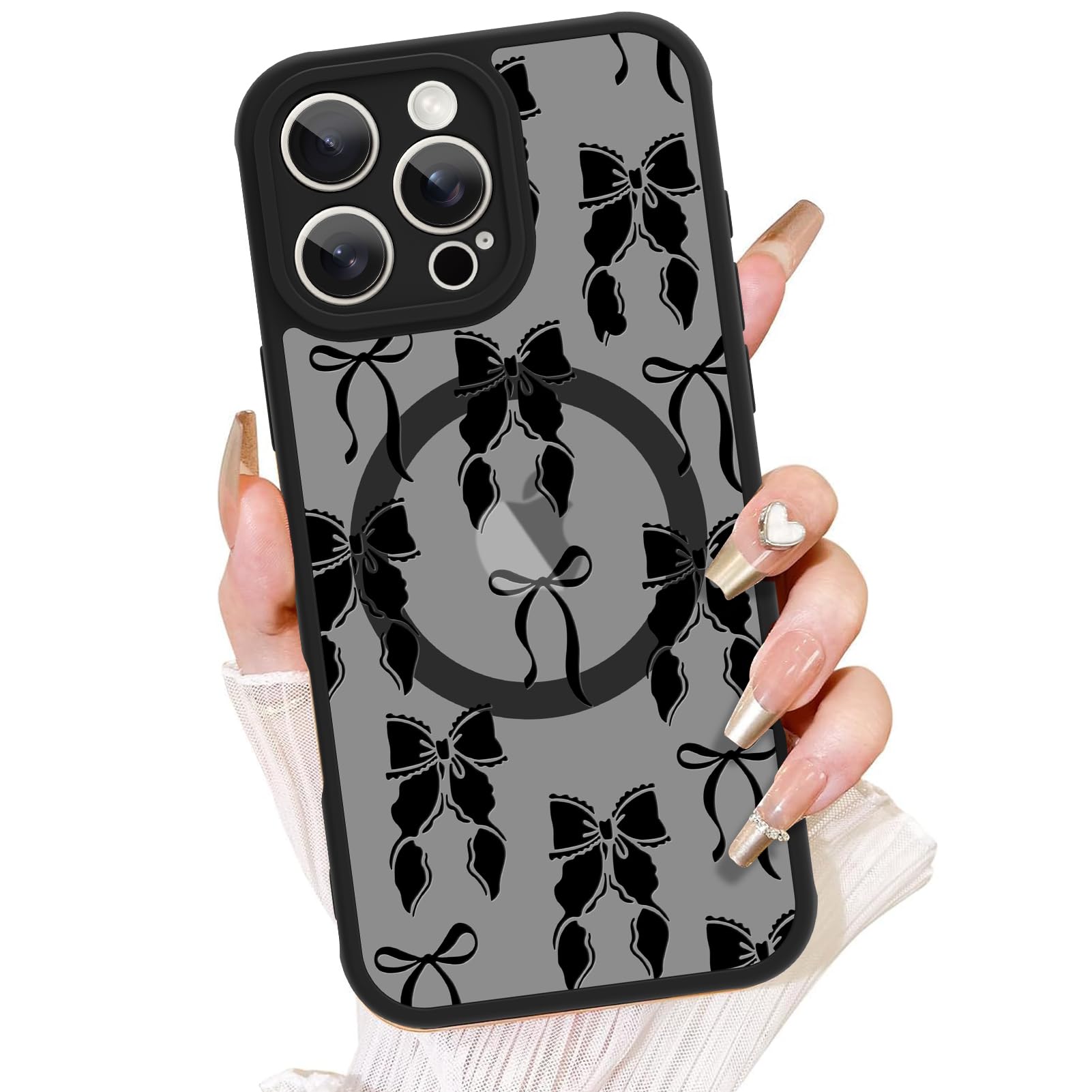 Funda De Teléfono Aigomara Para Iphone 16 Pro Max Con Magsafe Black - Venta Internacional.