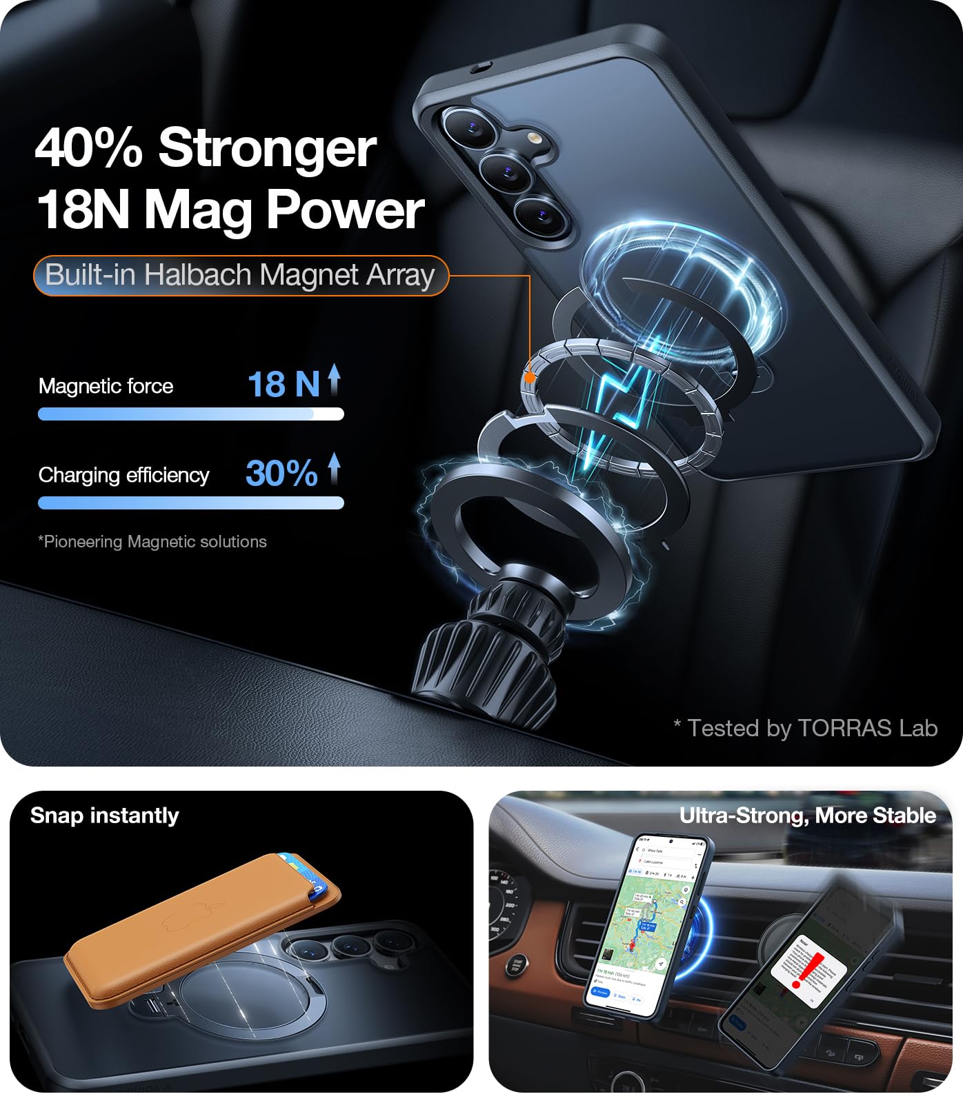 Foto 5 pulgar | Funda De Teléfono Torras 360° Spin Con Soporte Para Samsung Galaxy S25 - Venta Internacional.