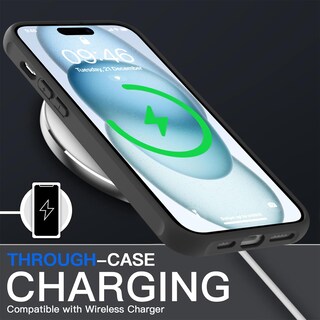 Foto 4 | Funda De Teléfono Aigomara Para Iphone 15 Con Magsafe, Black Bowknot - Venta Internacional.