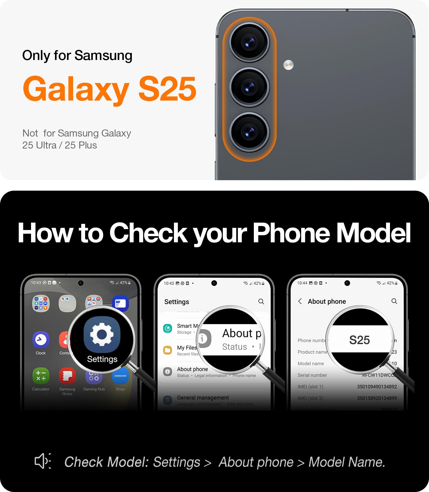 Foto 3 pulgar | Funda De Teléfono Torras 360° Spin Con Soporte Para Samsung Galaxy S25 - Venta Internacional.