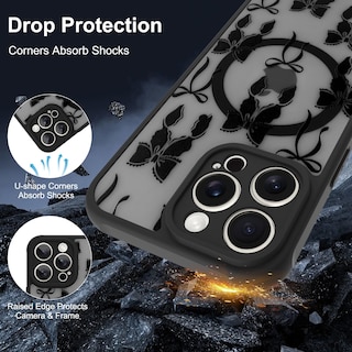 Foto 3 | Funda De Teléfono Aigomara Para Iphone 13 Pro Max Con Magsafe Black - Venta Internacional.