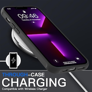 Foto 4 | Funda De Teléfono Aigomara Para Iphone 13 Pro Max Con Magsafe Black - Venta Internacional.