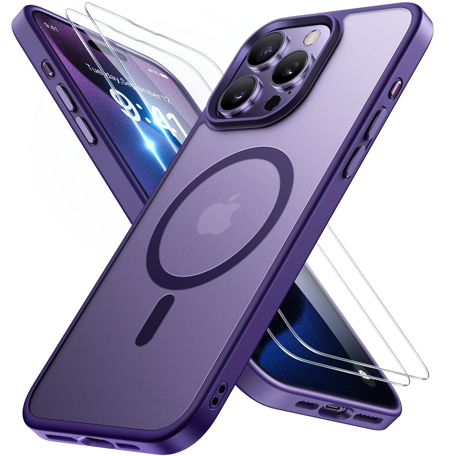 Foto 2 pulgar | Funda De Teléfono Miracase Magnetic Series Para Iphone 15 Pro De 6.1 Pulgadas - Venta Internacional.