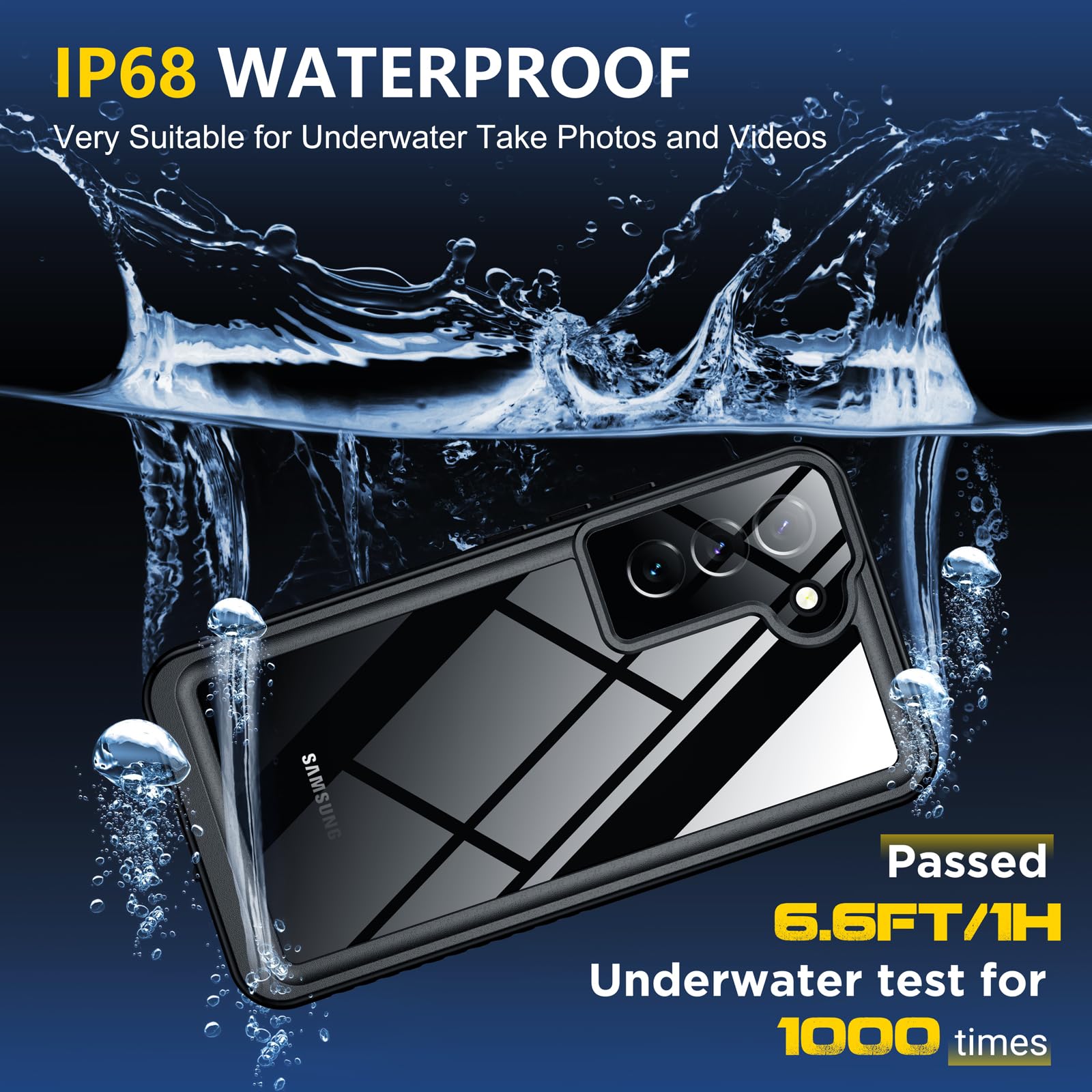 Foto 2 | Funda De Teléfono Spidercase Impermeable Para Samsung Galaxy S22 De 6.1 Pulgadas - Venta Internacional.