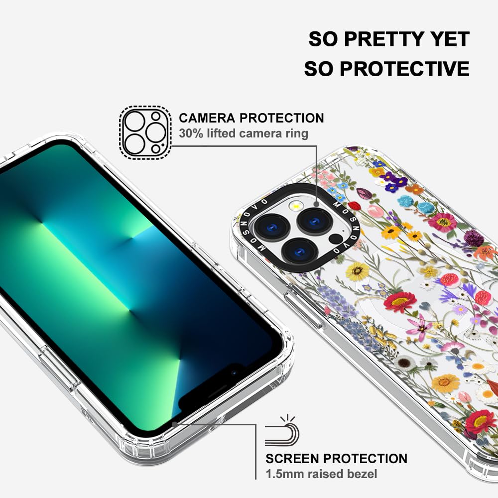 Foto 5 pulgar | Funda De Teléfono Mosnovo Para Iphone 13 Pro Buffertech Wildflower - Venta Internacional.