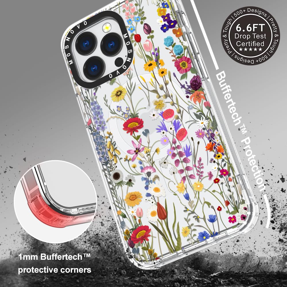 Foto 7 pulgar | Funda De Teléfono Mosnovo Para Iphone 13 Pro Buffertech Wildflower - Venta Internacional.