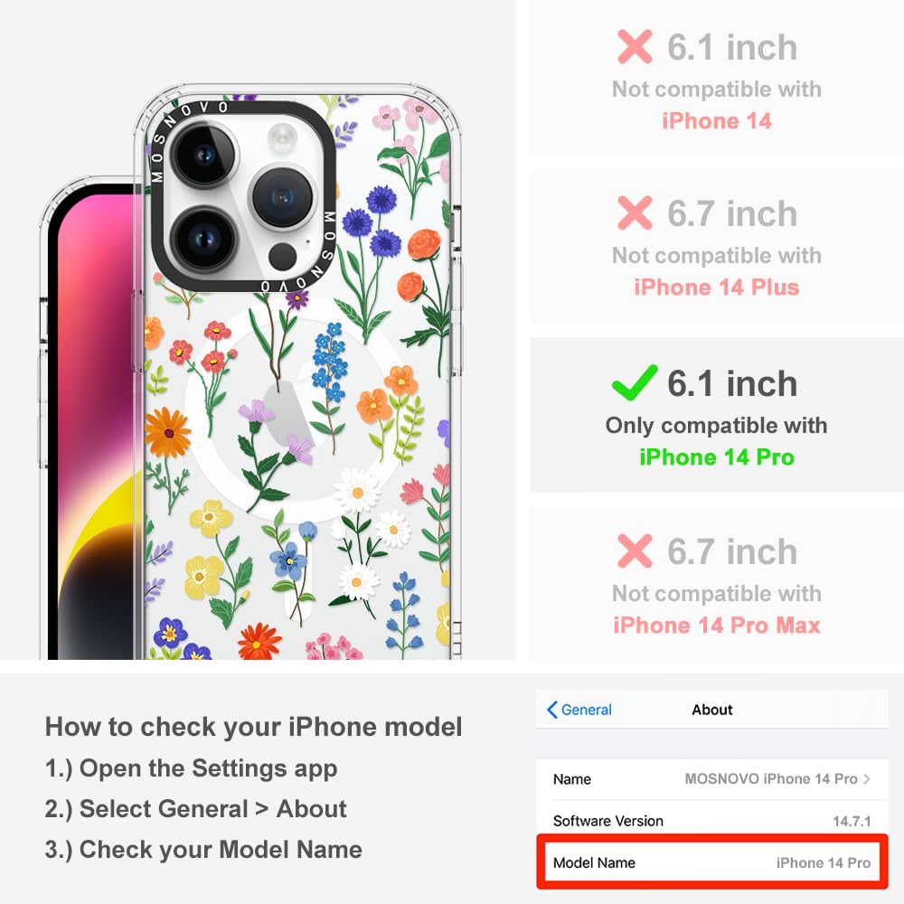 Foto 2 | Funda De Teléfono Mosnovo Para Iphone 14 Pro Con Tecnología Buffertech - Venta Internacional.