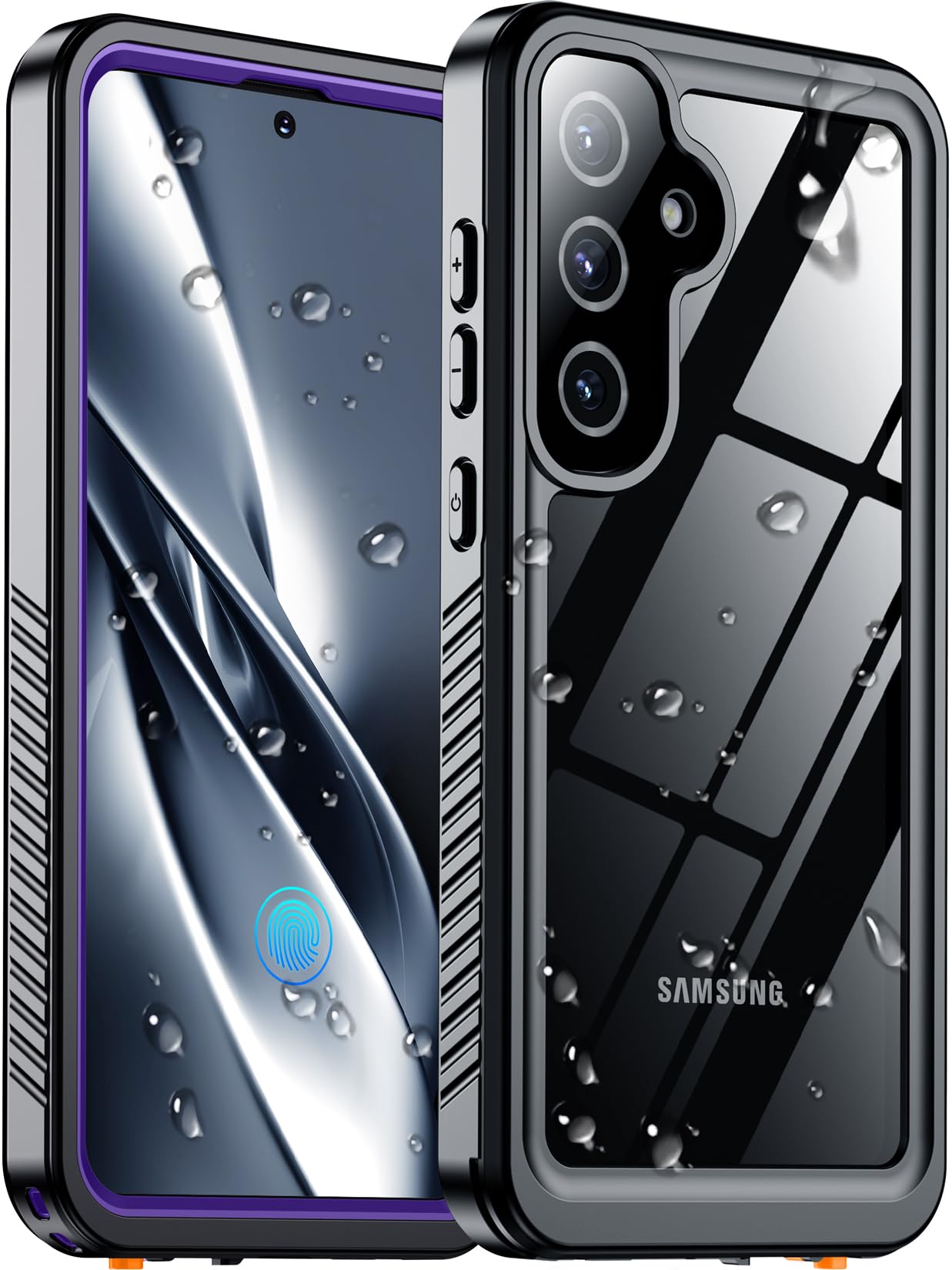 Foto 2 pulgar | Funda De Teléfono Temdan Impermeable Con Lente Para Samsung Galaxy S25 - Venta Internacional.