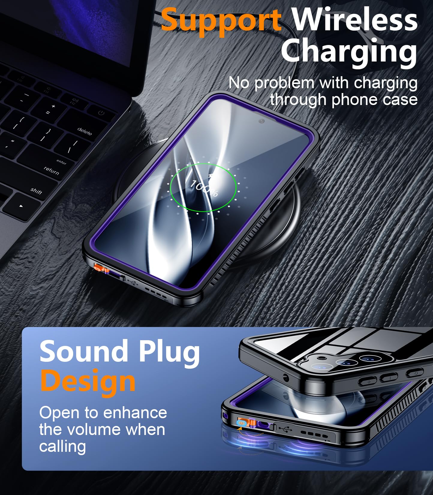 Foto 7 pulgar | Funda De Teléfono Temdan Impermeable Con Lente Para Samsung Galaxy S25 - Venta Internacional.