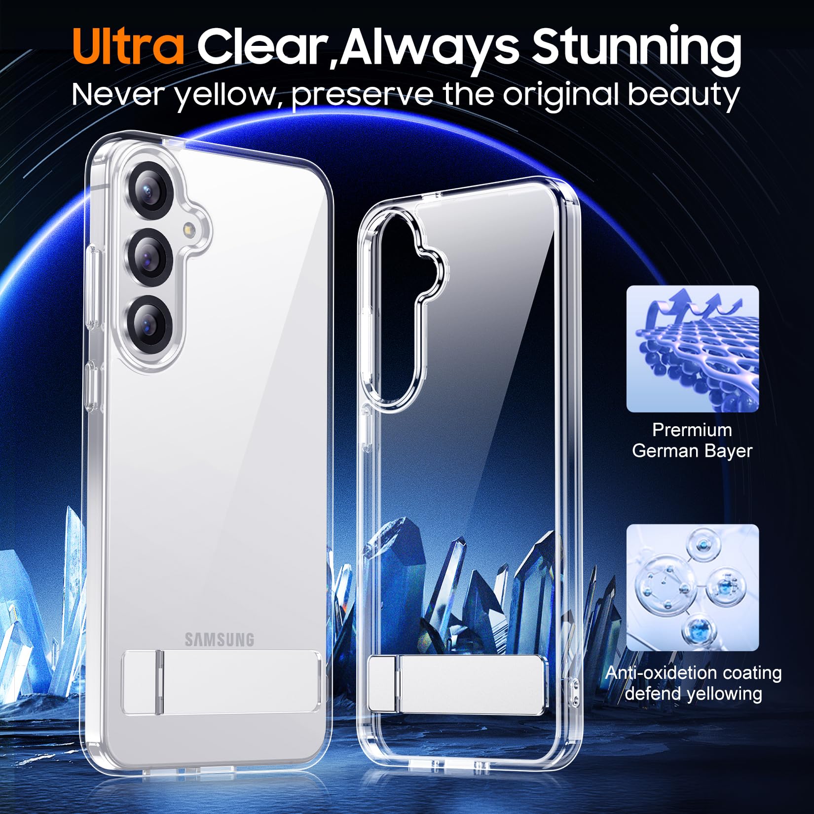 Foto 6 pulgar | Funda De Teléfono Temdan Diseñada Para Samsung Galaxy S25 De 6.2 Pulgadas - Venta Internacional.