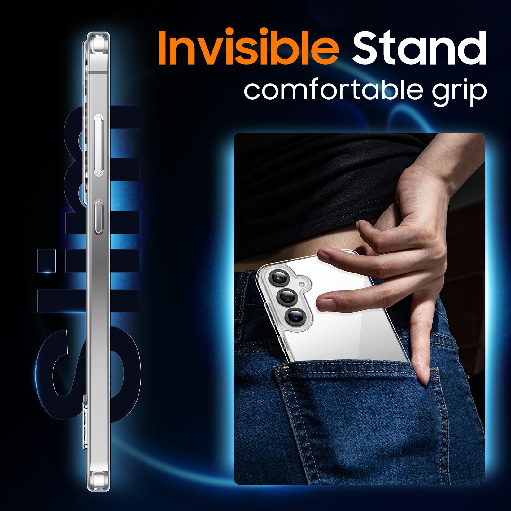 Foto 8 pulgar | Funda De Teléfono Temdan Diseñada Para Samsung Galaxy S25 De 6.2 Pulgadas - Venta Internacional.