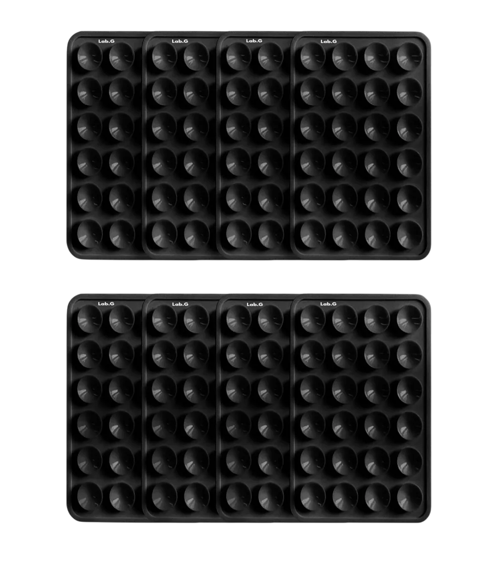 Funda Ventosa de Silicona para Celular 8 Piezas Negras