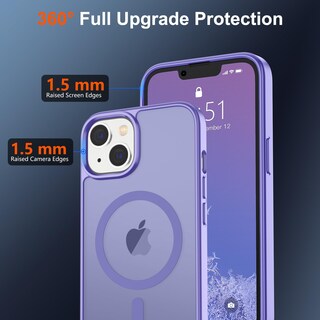 Foto 4 | Funda Magnética Supfine Para Iphone 14/13 Con Magsafe Purple - Venta Internacional.