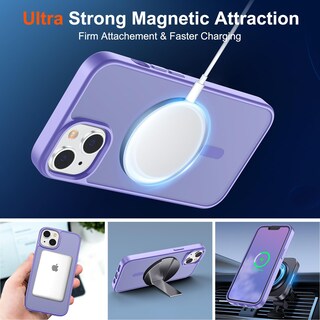 Foto 5 | Funda Magnética Supfine Para Iphone 14/13 Con Magsafe Purple - Venta Internacional.