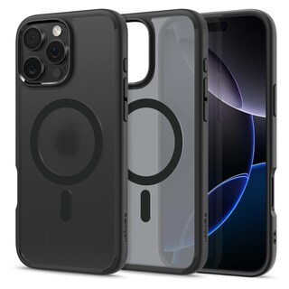 Foto 1 | Funda Spigen Ultra Hybrid Magfit Para Iphone 16 Pro Frost, Color Negro - Venta Internacional.