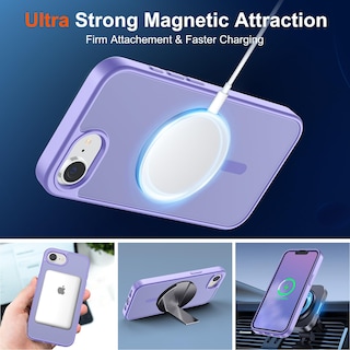 Foto 5 | Funda Magnética Supfine Para Iphone 16e 2025, Color Morado - Venta Internacional.