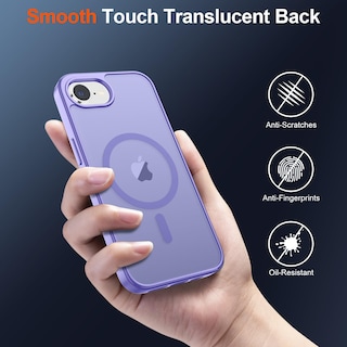 Foto 6 | Funda Magnética Supfine Para Iphone 16e 2025, Color Morado - Venta Internacional.