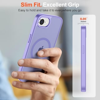 Foto 7 | Funda Magnética Supfine Para Iphone 16e 2025, Color Morado - Venta Internacional.