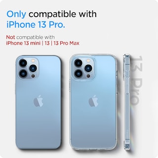 Foto 2 | Funda De Teléfono Spigen Ultra Hybrid Para Iphone 13 Pro - Transparente - Venta Internacional.