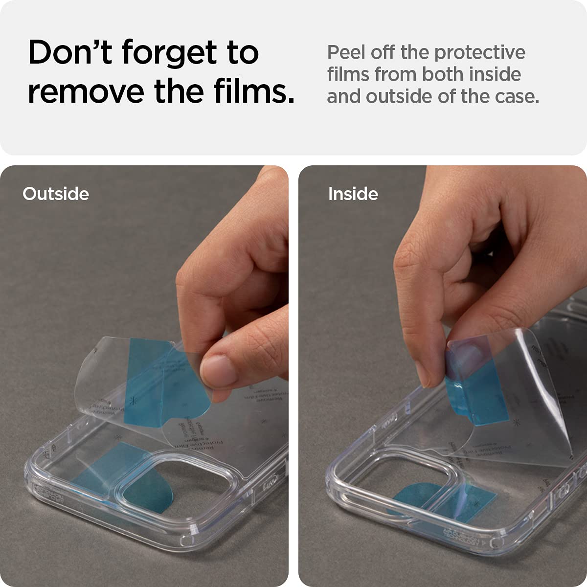 Foto 4 pulgar | Funda De Teléfono Spigen Ultra Hybrid Para Iphone 13 Pro - Transparente - Venta Internacional.