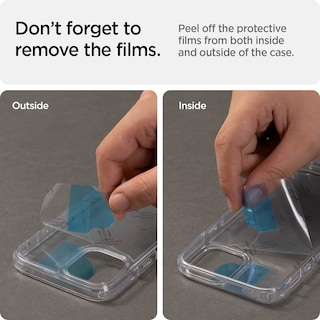 Foto 3 | Funda De Teléfono Spigen Ultra Hybrid Para Iphone 13 Pro - Transparente - Venta Internacional.