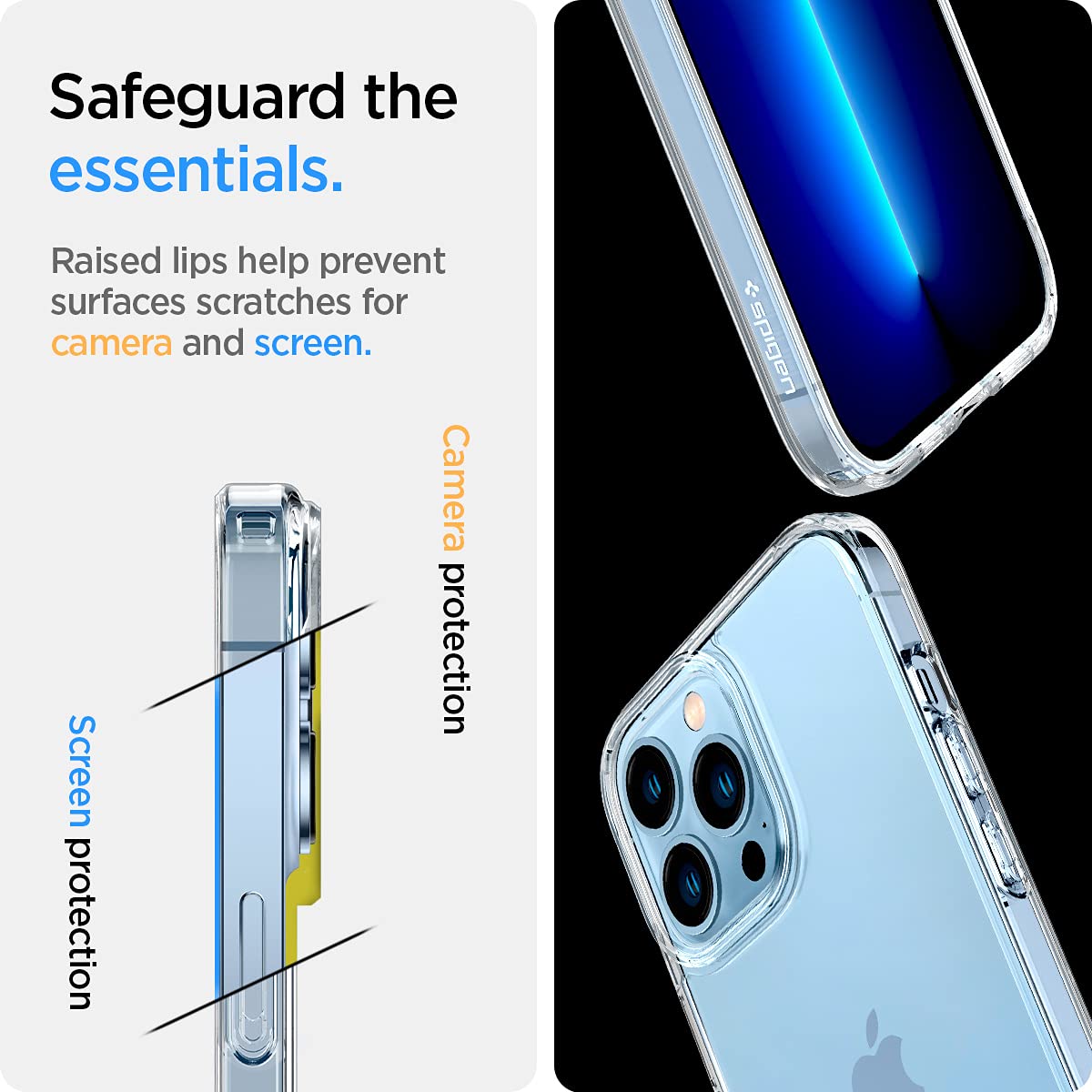 Foto 7 pulgar | Funda De Teléfono Spigen Ultra Hybrid Para Iphone 13 Pro - Transparente - Venta Internacional.